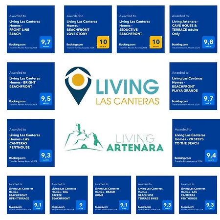 Living Canteras Homes - Sea Breeze Beachfront شقة لاس بالماس دي غران كاناريا